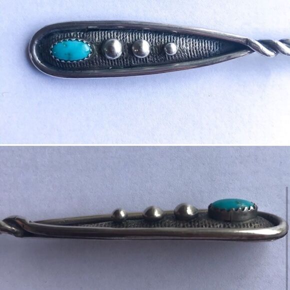 2 Navajo Native American Sterling Silver Forks - Picture 5 of 5